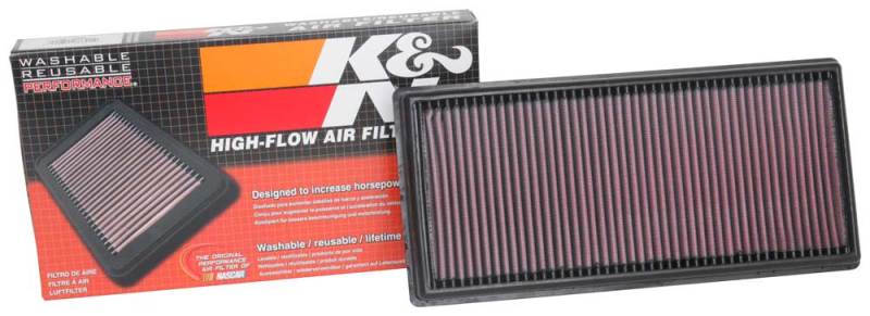 Land Rover Range Rover Engine Air Filter - K&N Engineering - High-Flow Oiled Cotton, Washable/Reusable, Drop-In - `16-`18